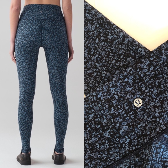 lululemon athletica Pants - Lululemon Wunder Under High Rise Daisy Dust